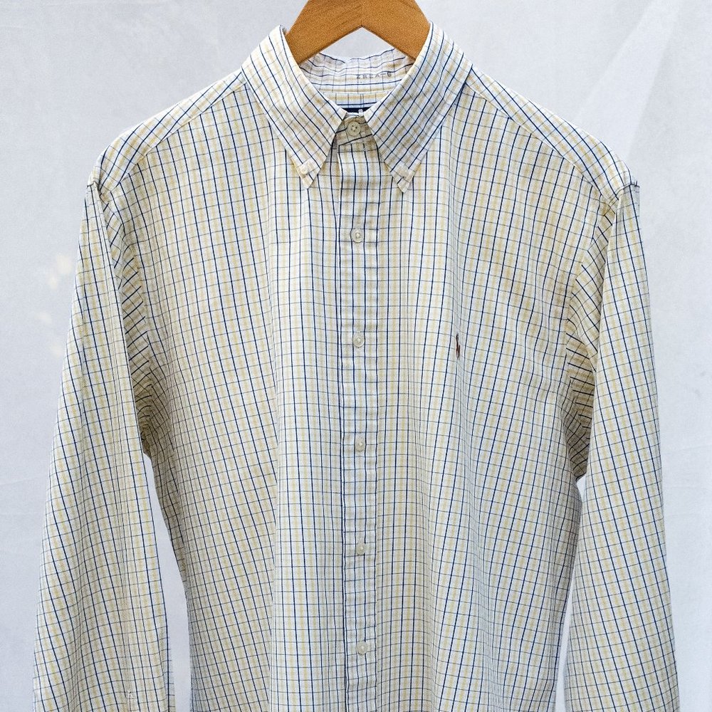 Ralph Lauren Classic Fit Dress Shirt - Yellow Plaid